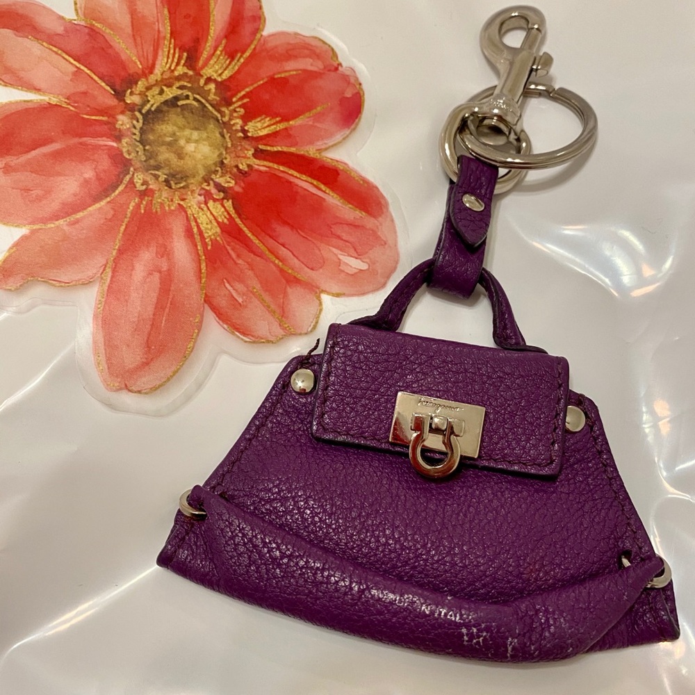 Key holder by designer Salvatore Ferragamo.